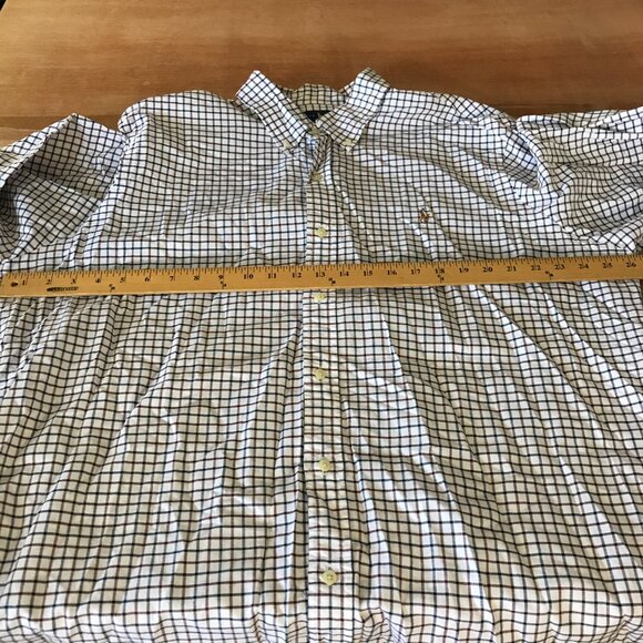 Ralph Lauren Classic Fit Shirt Men XXL Black Plaid Button Down Long Sleeve 18049 - Picture 7 of 14